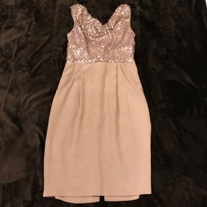 Talbots Pink Cowl Neck dress